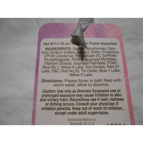 NEW Blue Unicorn Face Bath Fizzer Bomb Spa 1.76oz Great Girls party favors Gifts - Picture 3 of 4